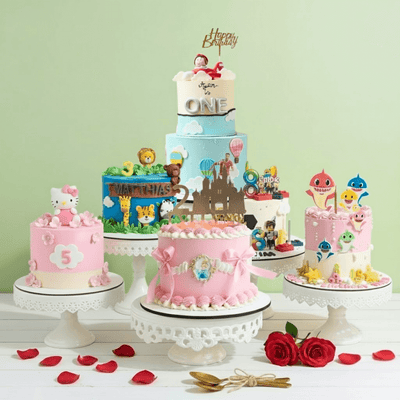 Different themed Birthday cakes for kids in nottingham