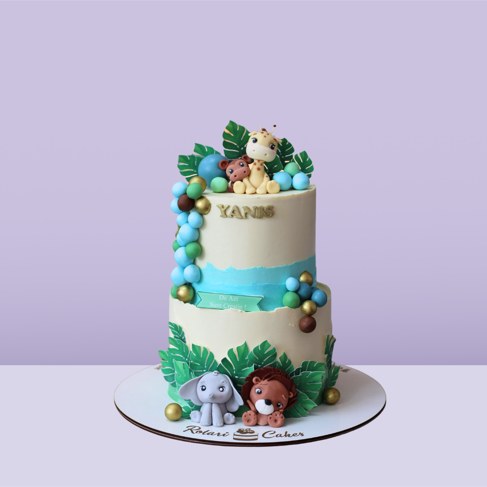 jungle and safari cake for kids