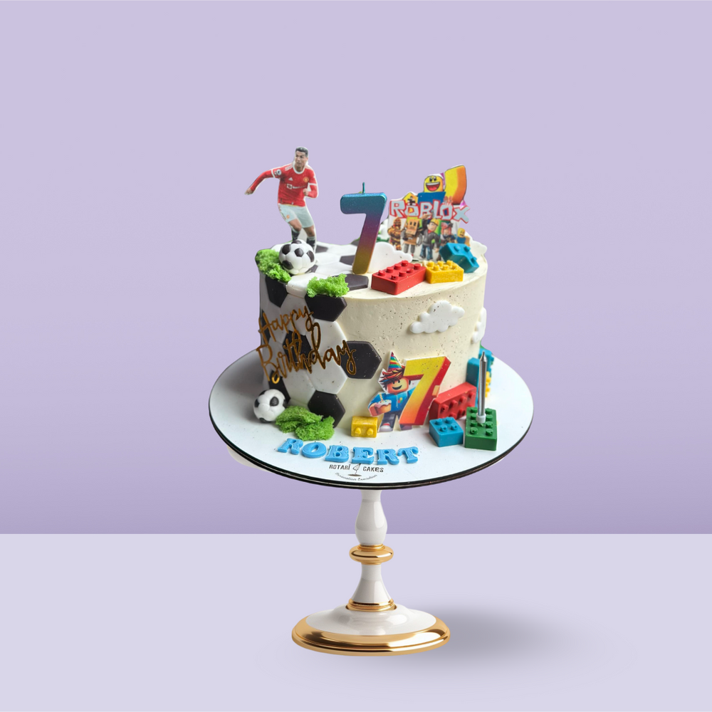 football theme cakes for kids and men birthday