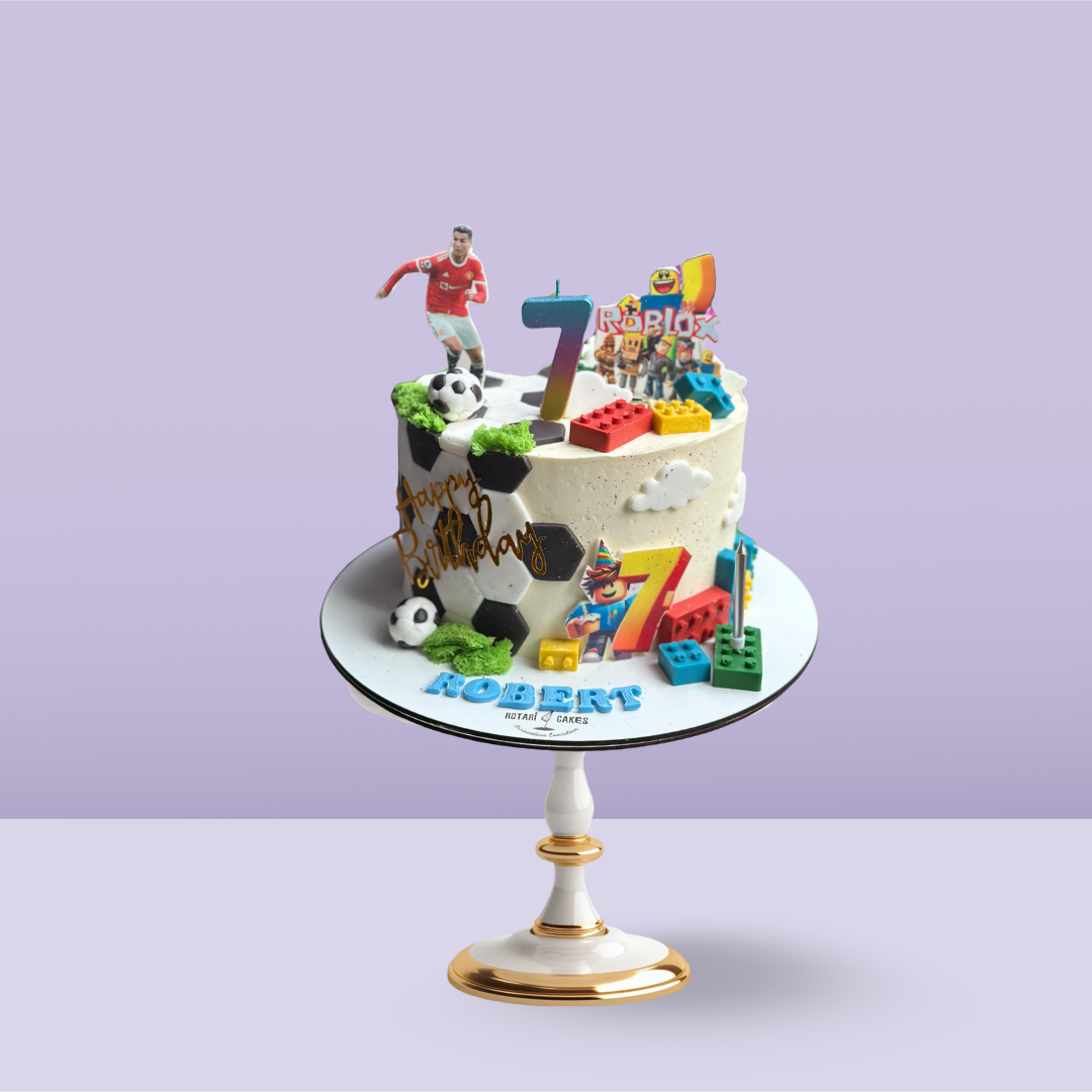 football theme cakes for kids and men birthday