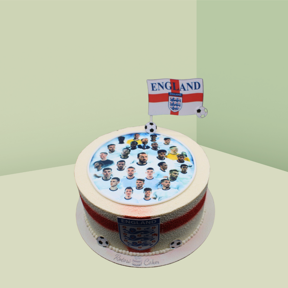 England theme cake for football fans