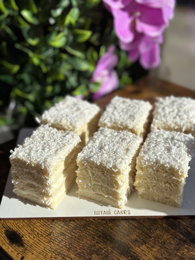 Snow White Sliced Cakes image 0