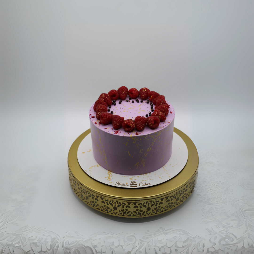 Mini Pistachio/Almond Cake & Raspberry 