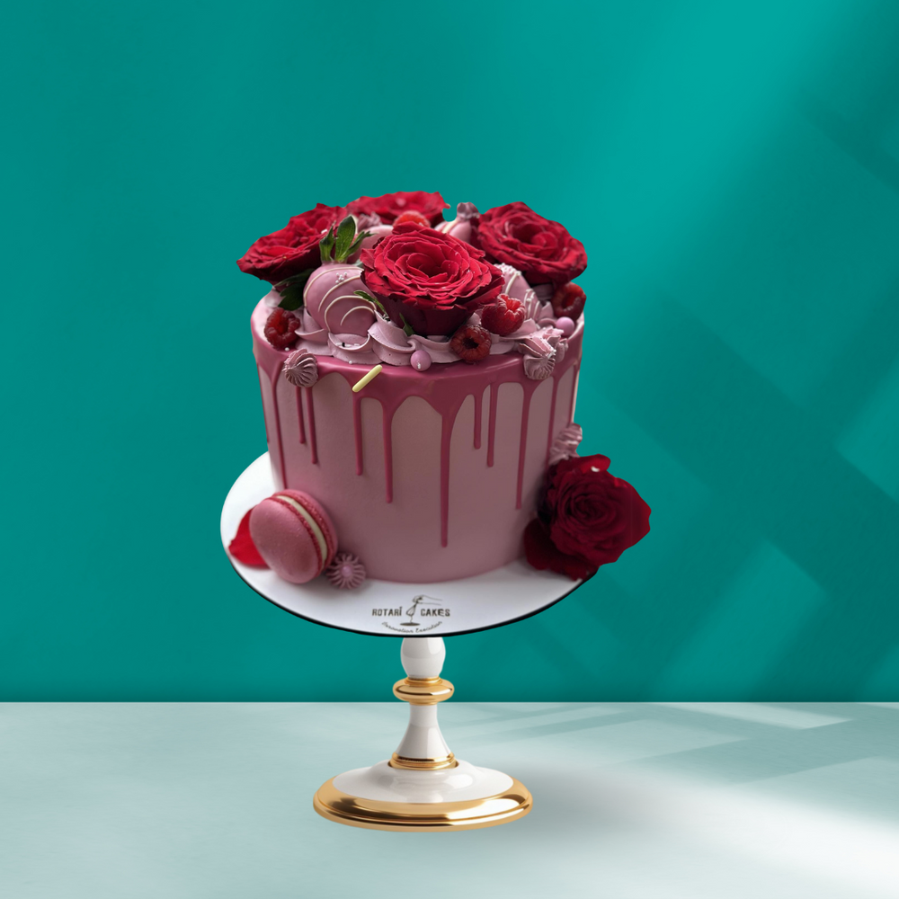 Red Roses Cake for girls birthdays & anniversaries