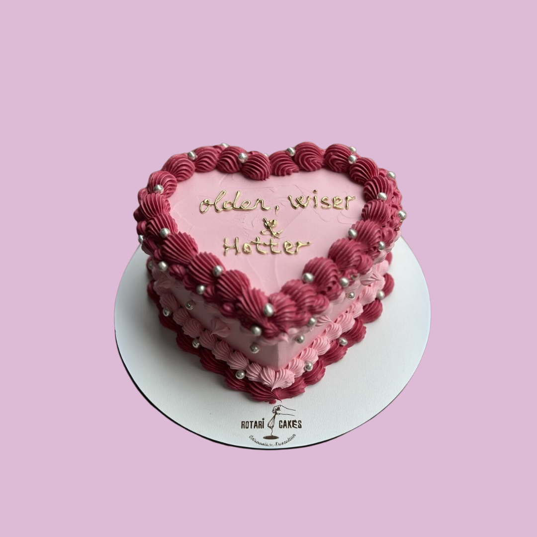 heart shape cake for girls birthday and anniversaries