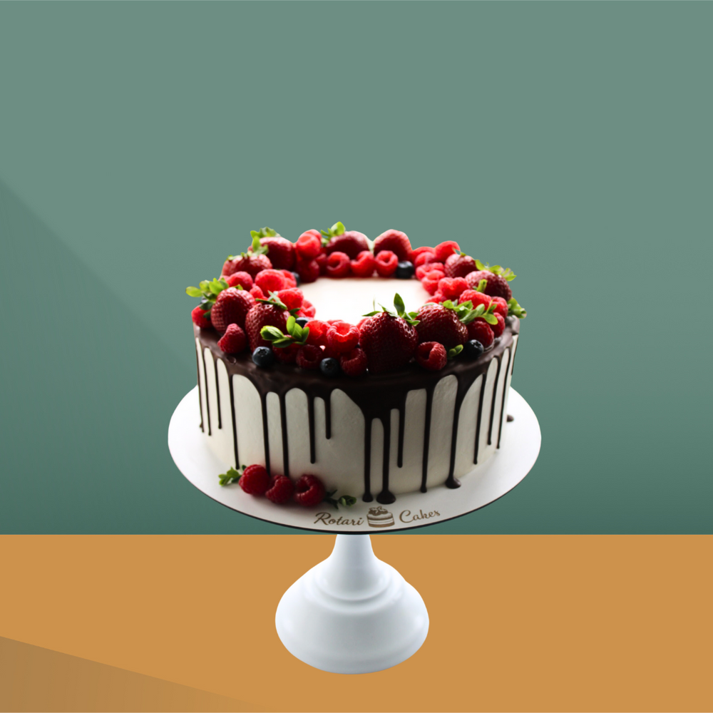 Russian Honey Cake with multiple honey sponge layers for birthdays