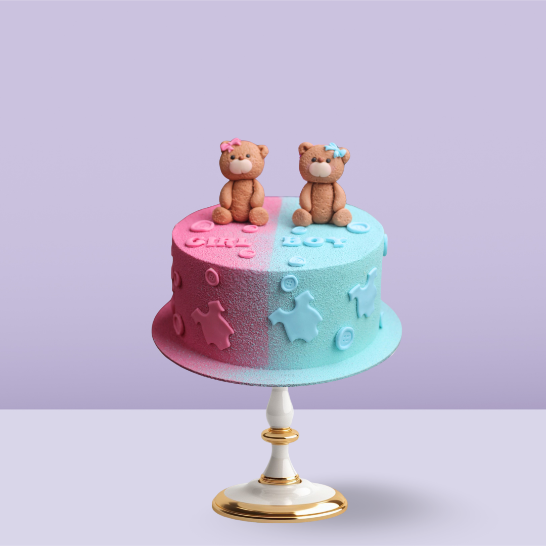 Gender Reveal Cake