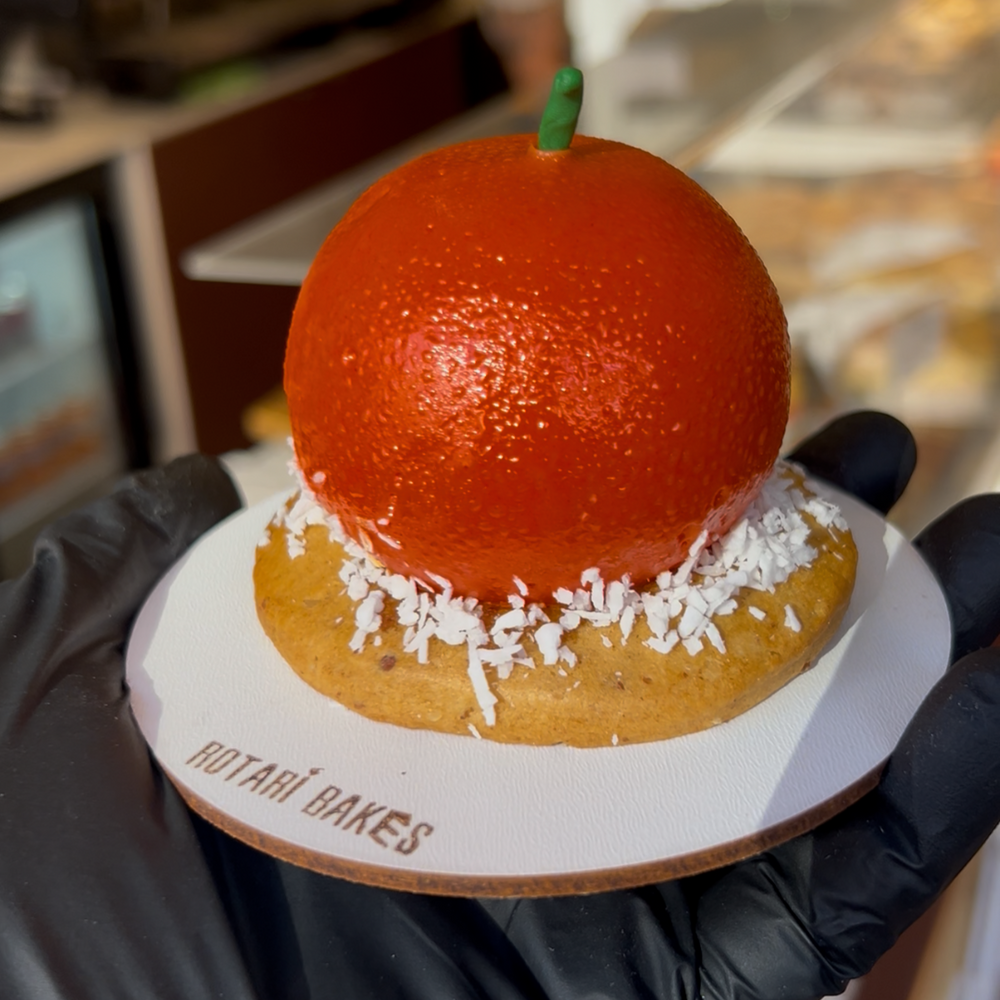 Orange mousse cake