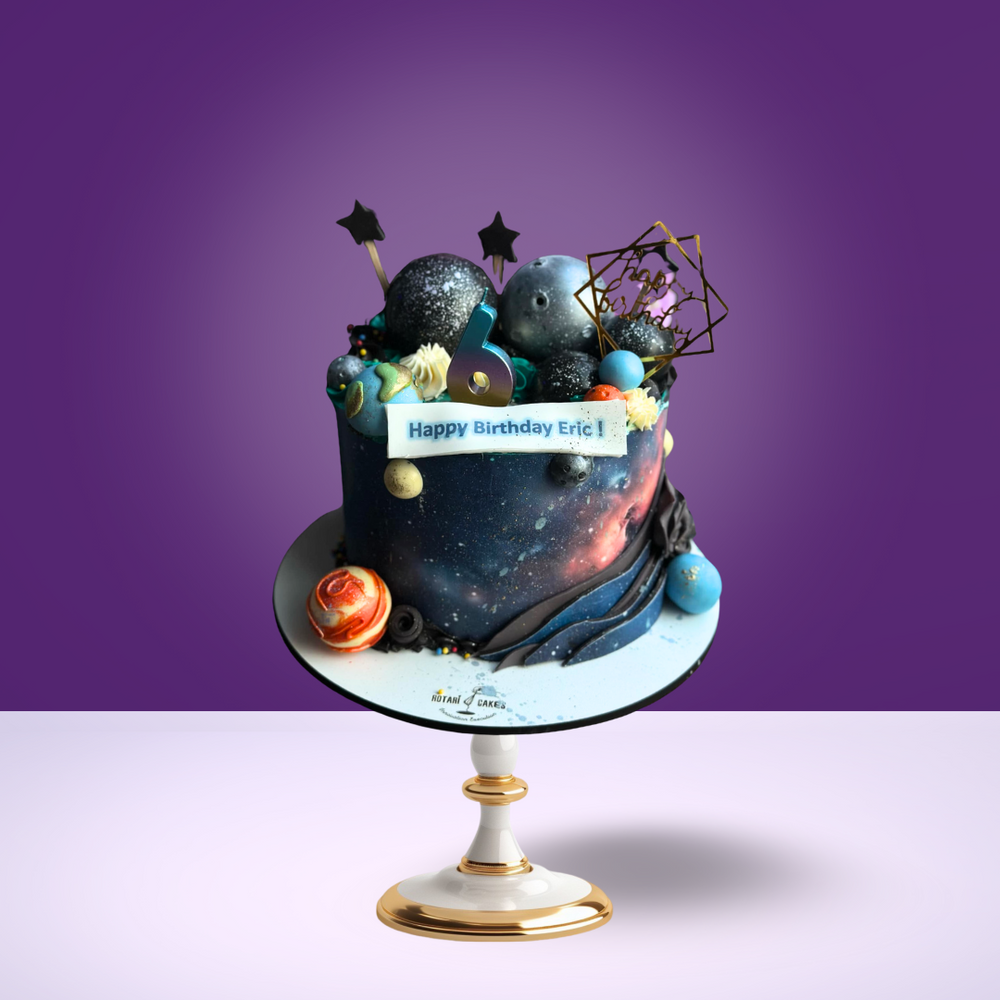 planet theme cake for boys