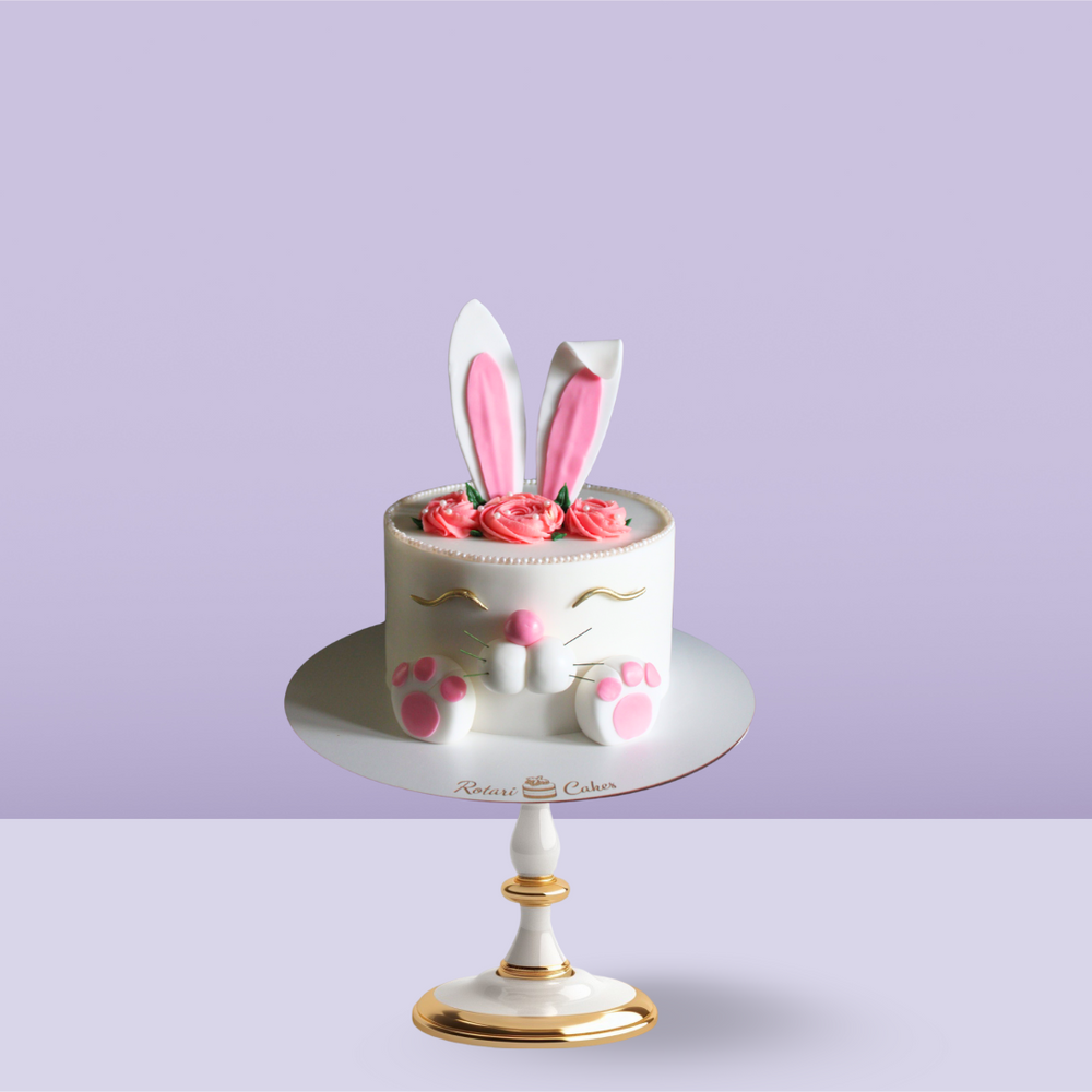 
                  
                    Bunny Rabbit Cake for Easter and spring celebrations.
                  
                