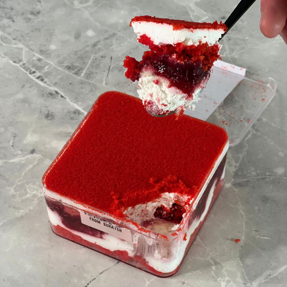 
                  
                    Red Velvet Cheesecake in a box available for nationwide delivery across the UK
                  
                
