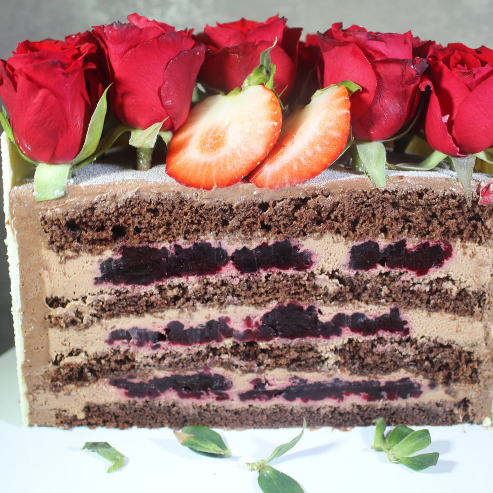 Mint Cake with Berries Jelly image 1