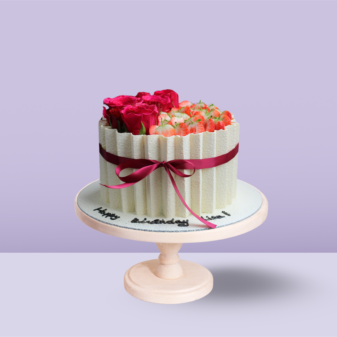 handmade Mint Cake with Berries Jelly for birthdays and special occasions