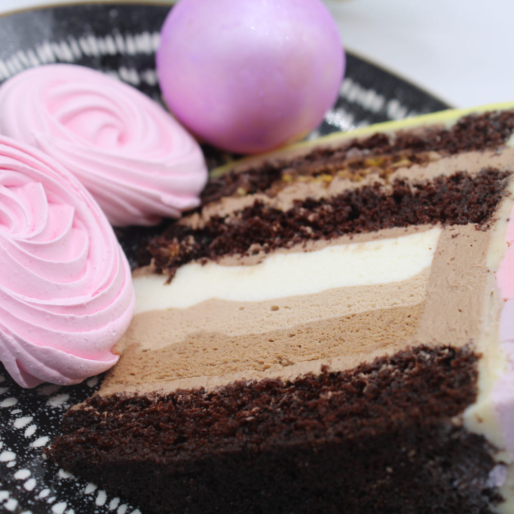 
                  
                    Trio mousse/crunch Cake image 2
                  
                