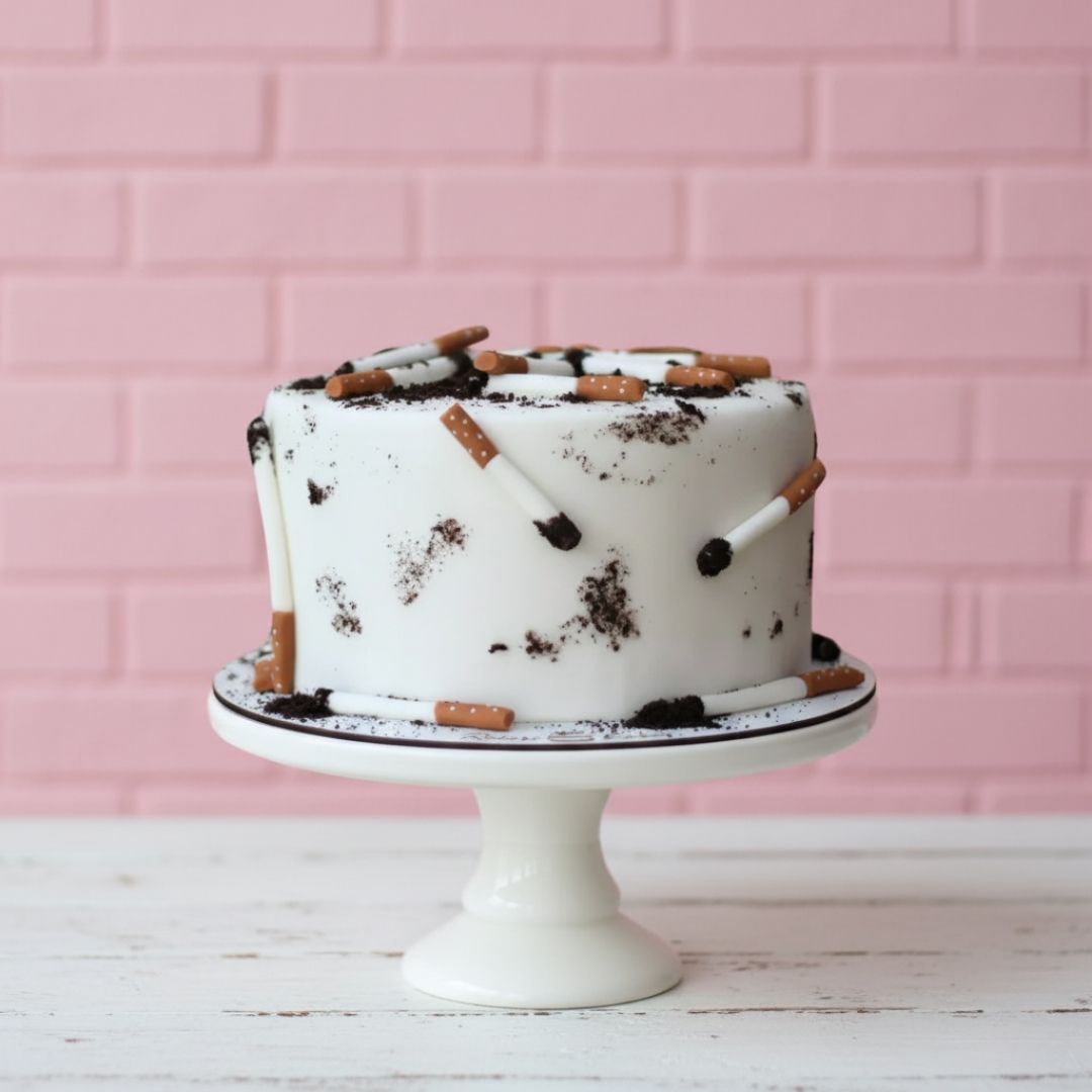 cigarette theme cake for birthdays and men birthdays