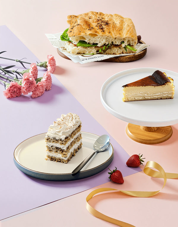 Rotari Bakes Focaccia, carrot cake and cheesecake 