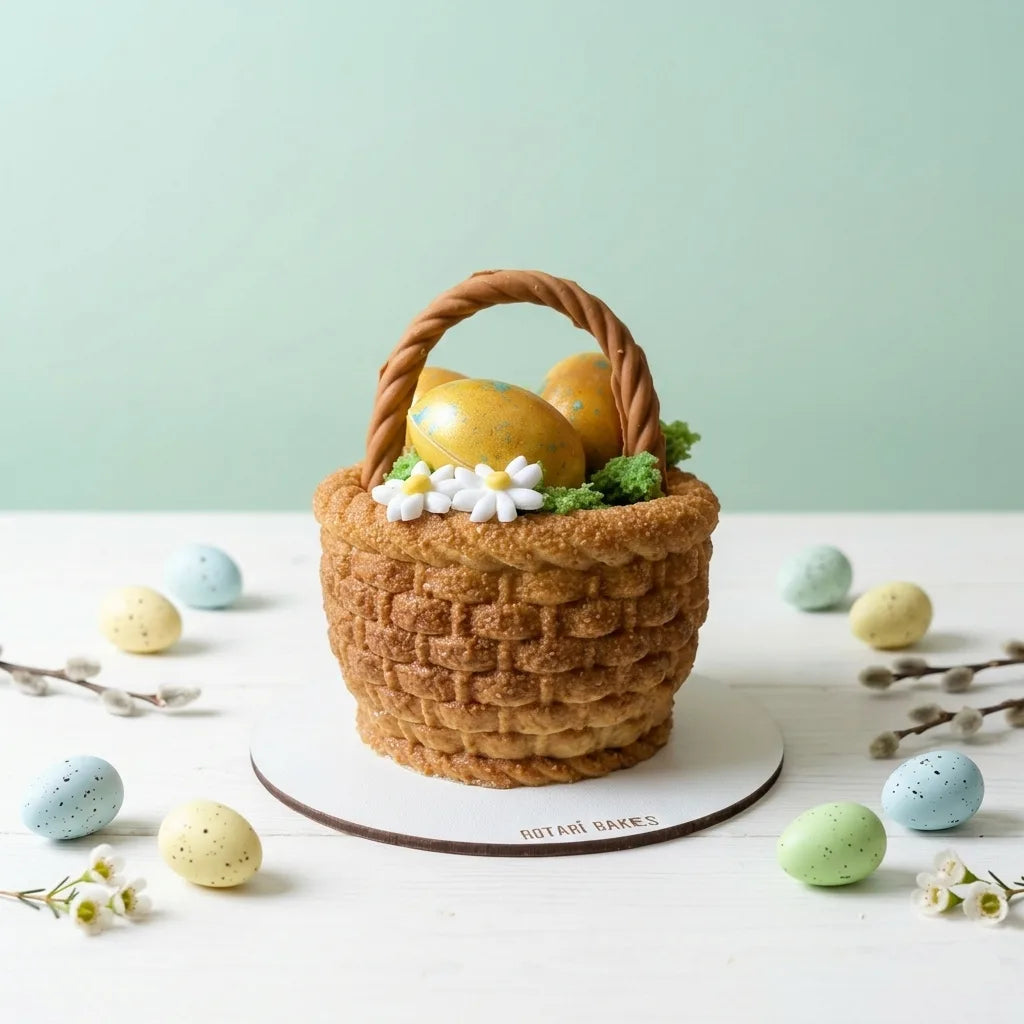 Easter Basket Cake for easter celebration to order online for collection and delivery in Nottingham