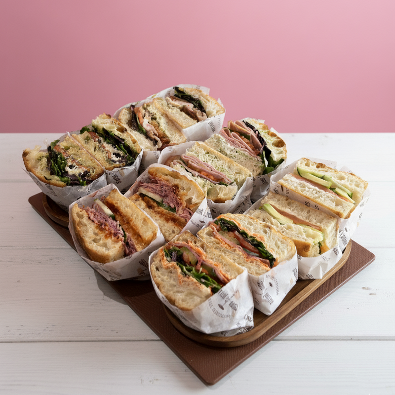 Focaccia sandwiches Platter for corporates in Nottingham