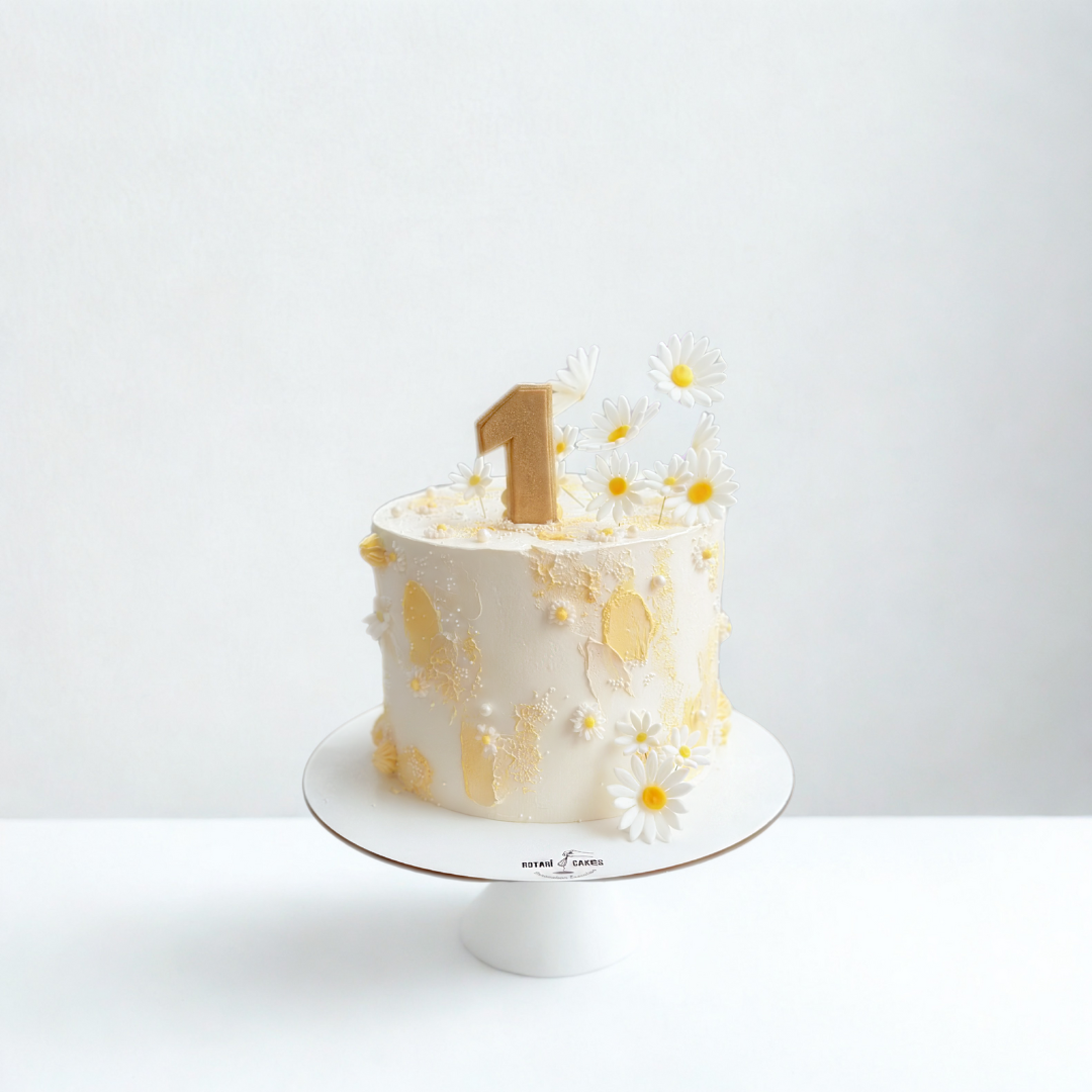 Daisy Cake for spring celebrations, weddings, and birthdays.