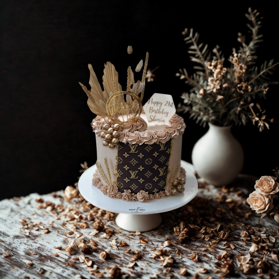 LV luxury cake
