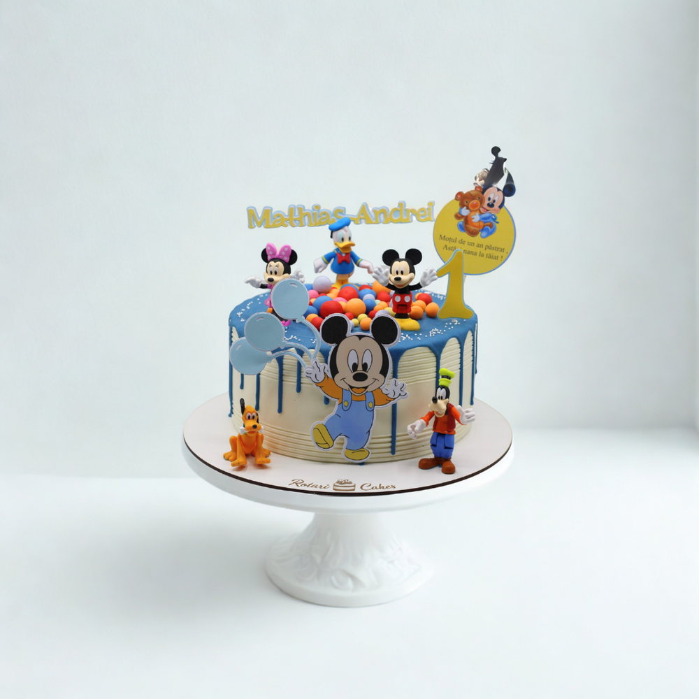 
                  
                    Micky mouse theme birthday cake for kids
                  
                