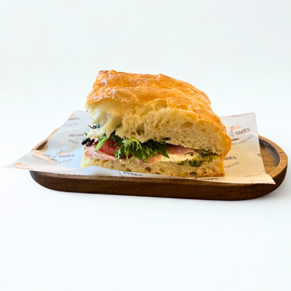 Pistachio stracciatella Focaccia