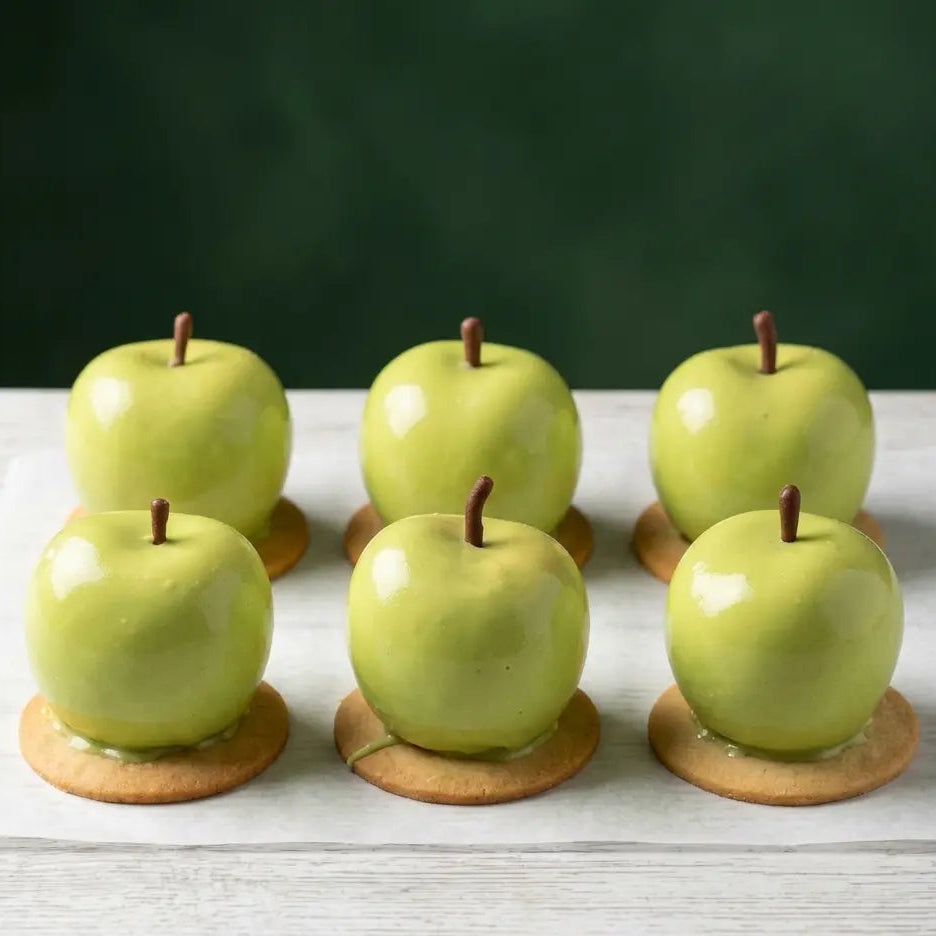 apple shape viral fruit pastries