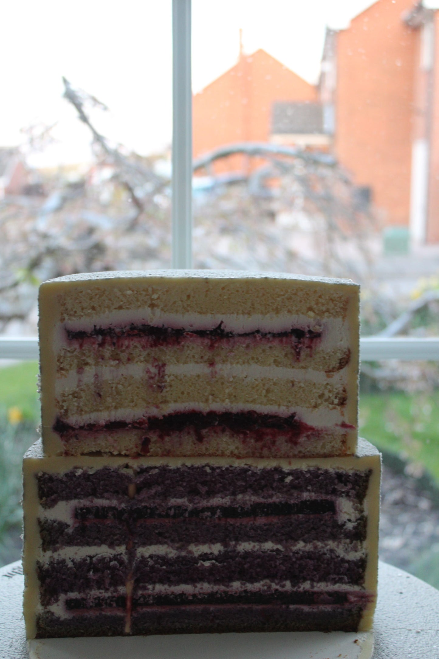 Rustic Wedding Cake  Semi Naked image 1