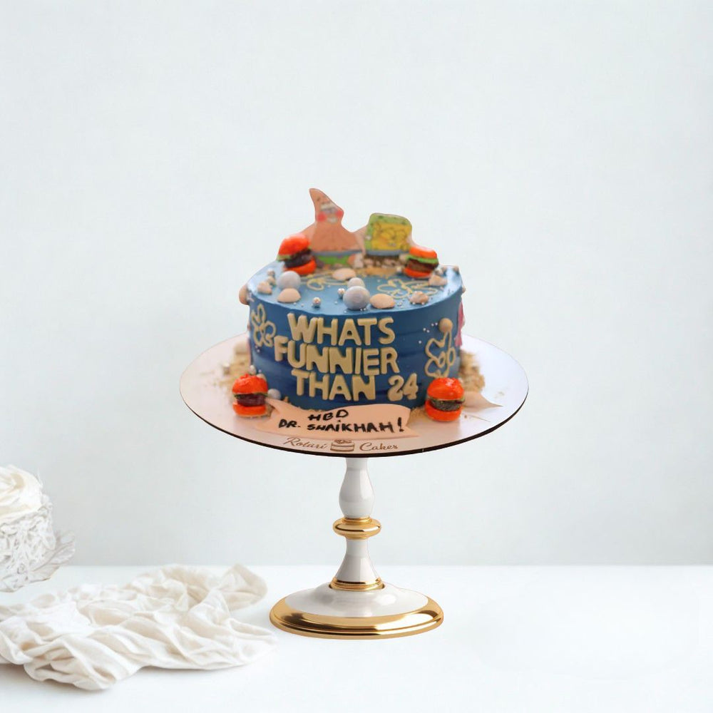 burger theme mini cake