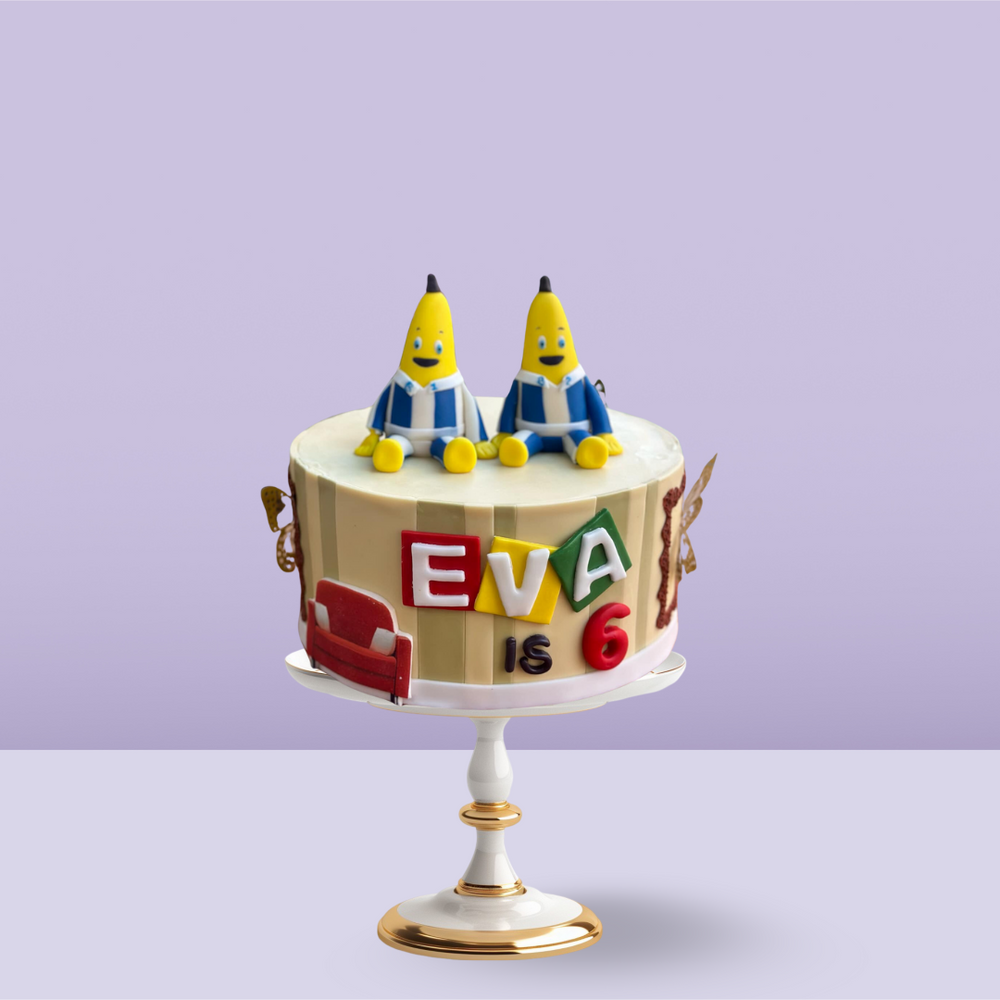 Bananas in Pyjamas Cake for kids