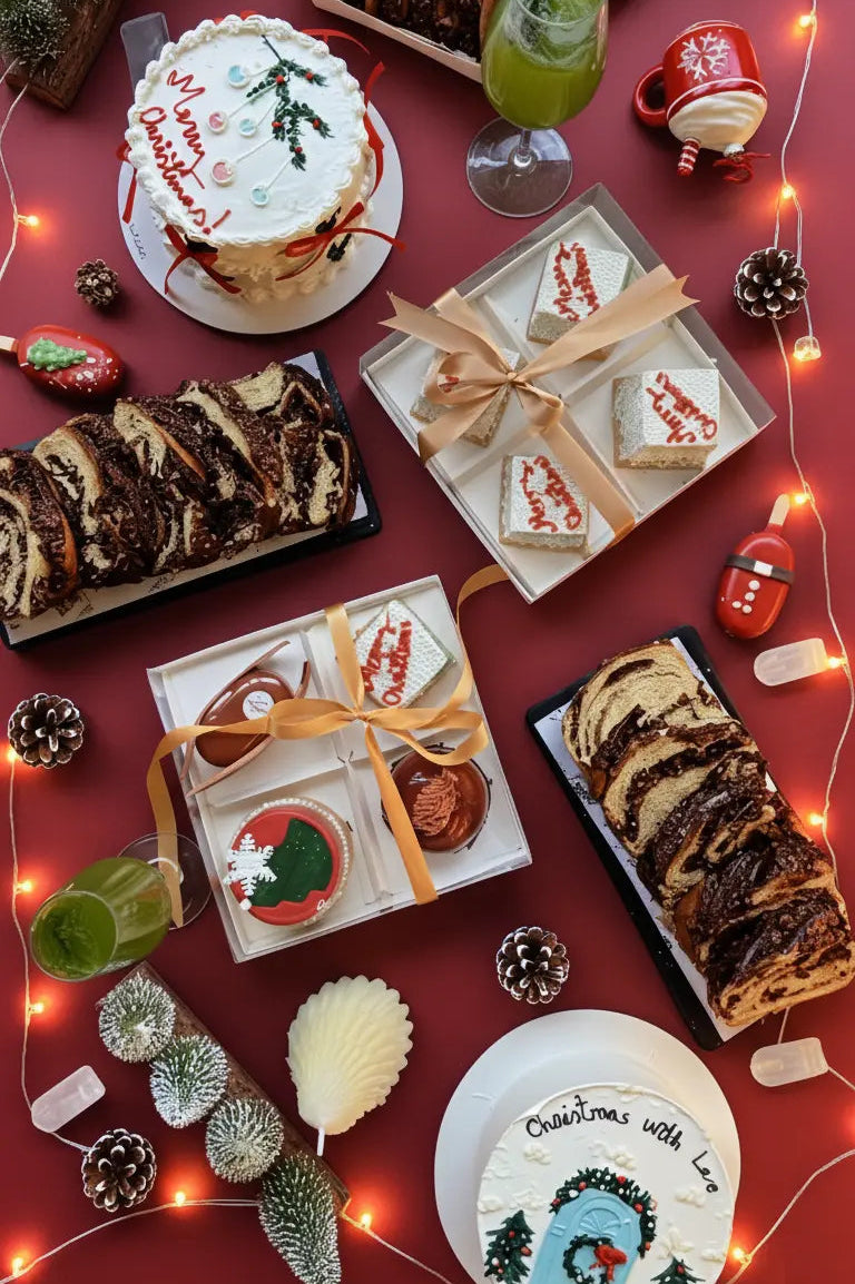 Christmas desserts, christmas cakes and christmas gifts in Nottingham