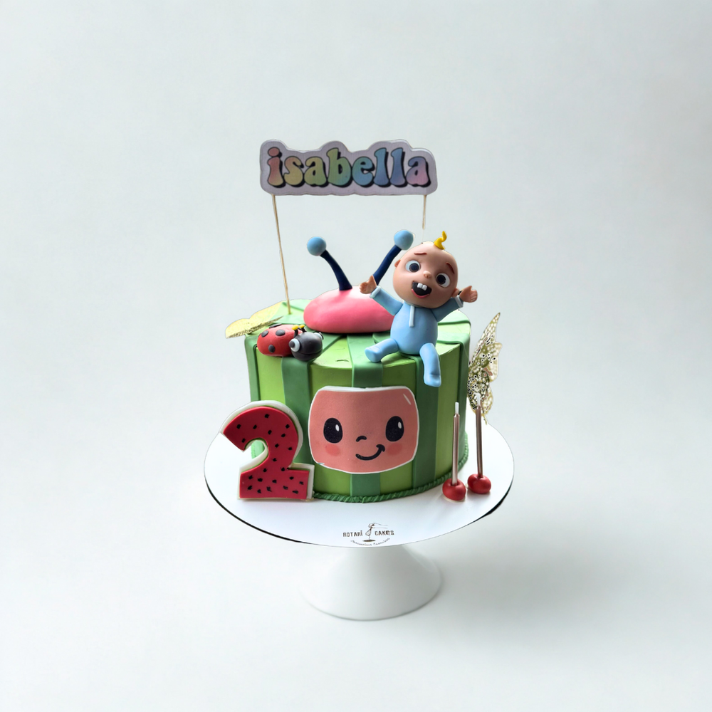 cocomelon and watermelon cake for kids