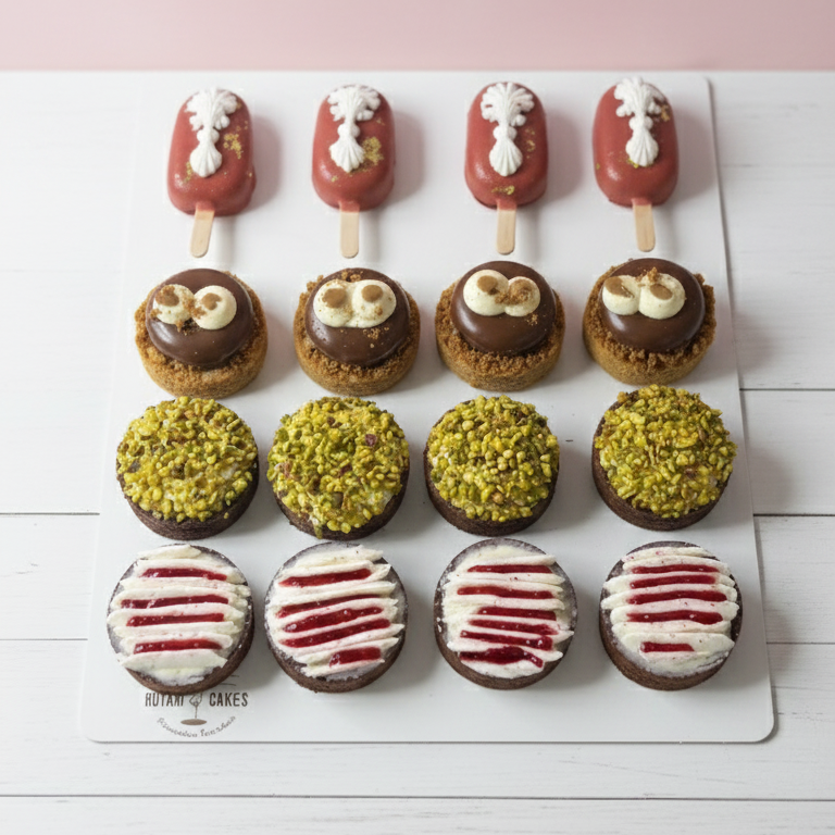 Mini cakes for corporate platters