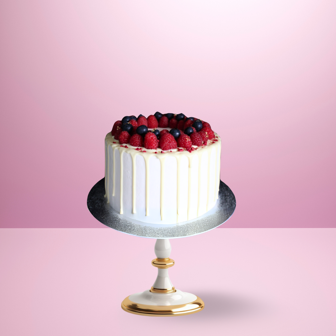 Red Velvet Cake with raspberry insertion, for birthdays anniversaries and other occasions.