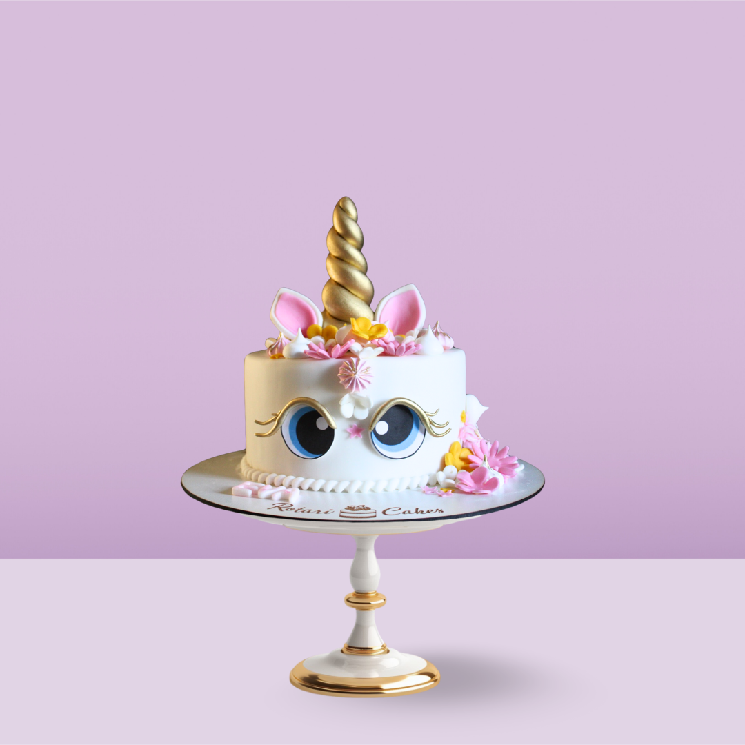 Unicorn theme cake for kids