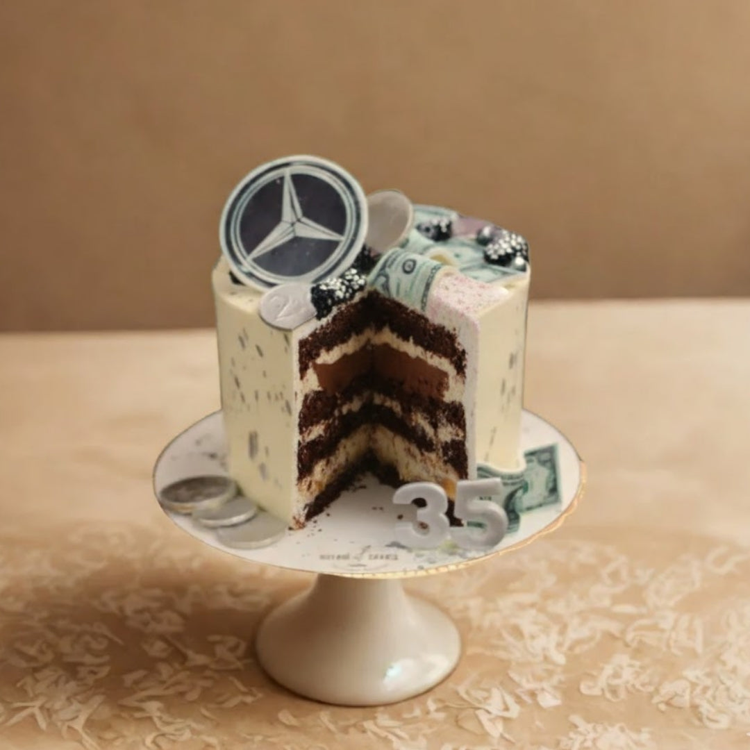 snickers theme cake 