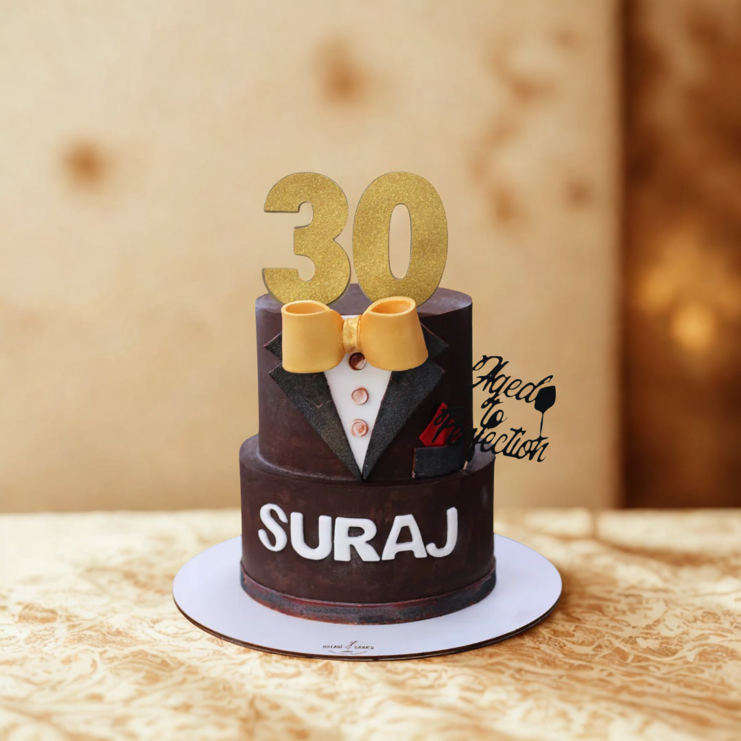 male suit cake