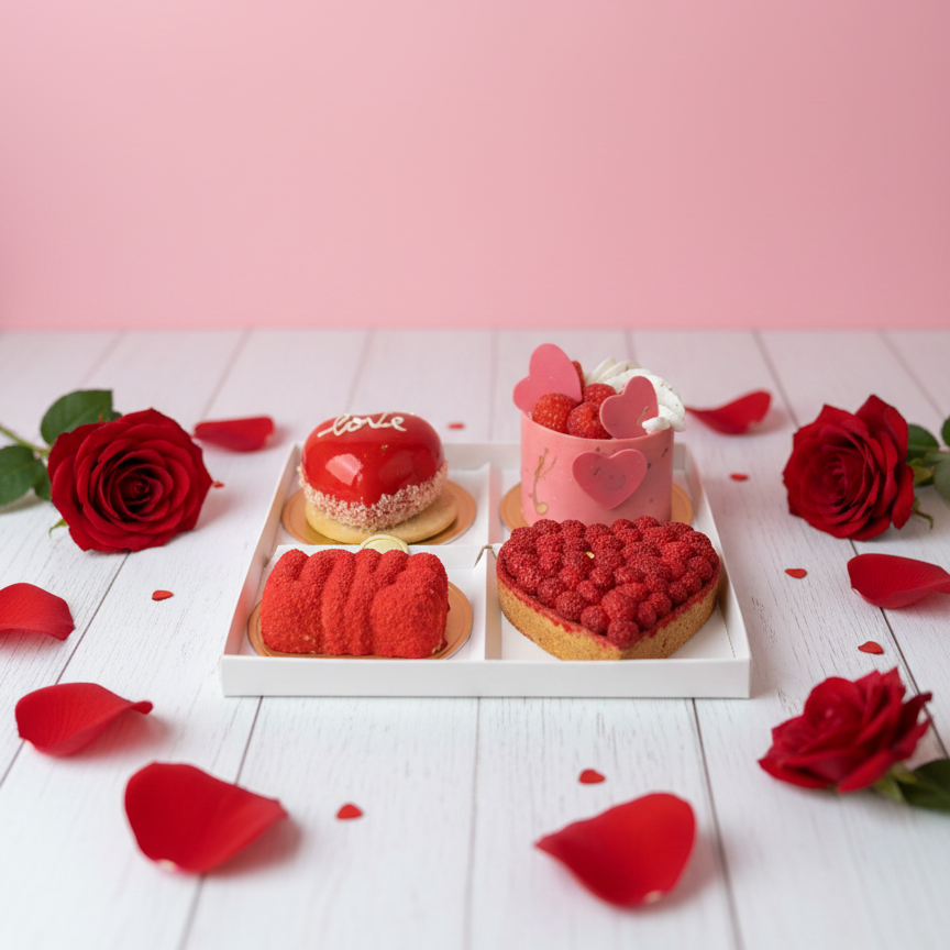 a special valentine's day gift box full of treats in Nottingham