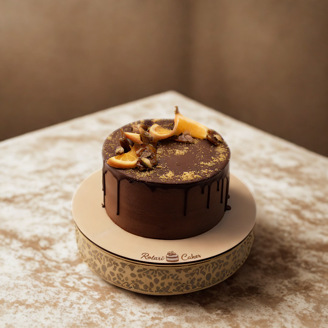 Vegan Chocolate cake with caramel drizzle